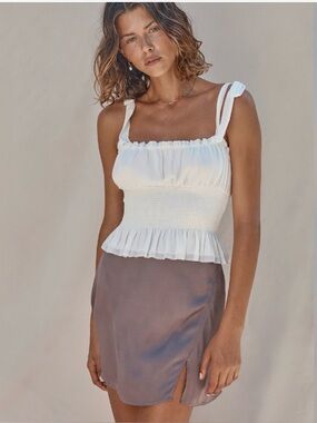 Wilfred Ballad Cream Tie-Strap Camisole